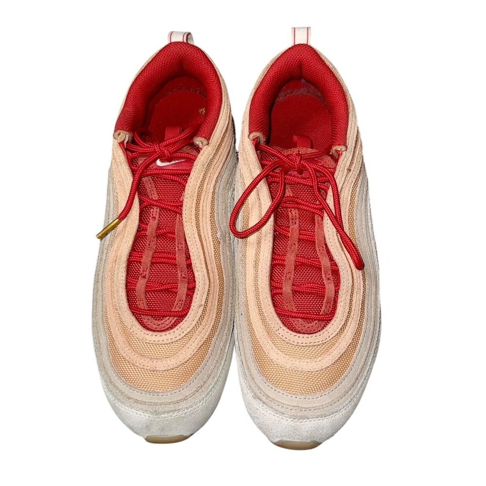 NIKE AIRMAX 97 SISTERHOOD CHALK‎ CASHMERE/ORANGE CHALK-RATTAN WMNS 11